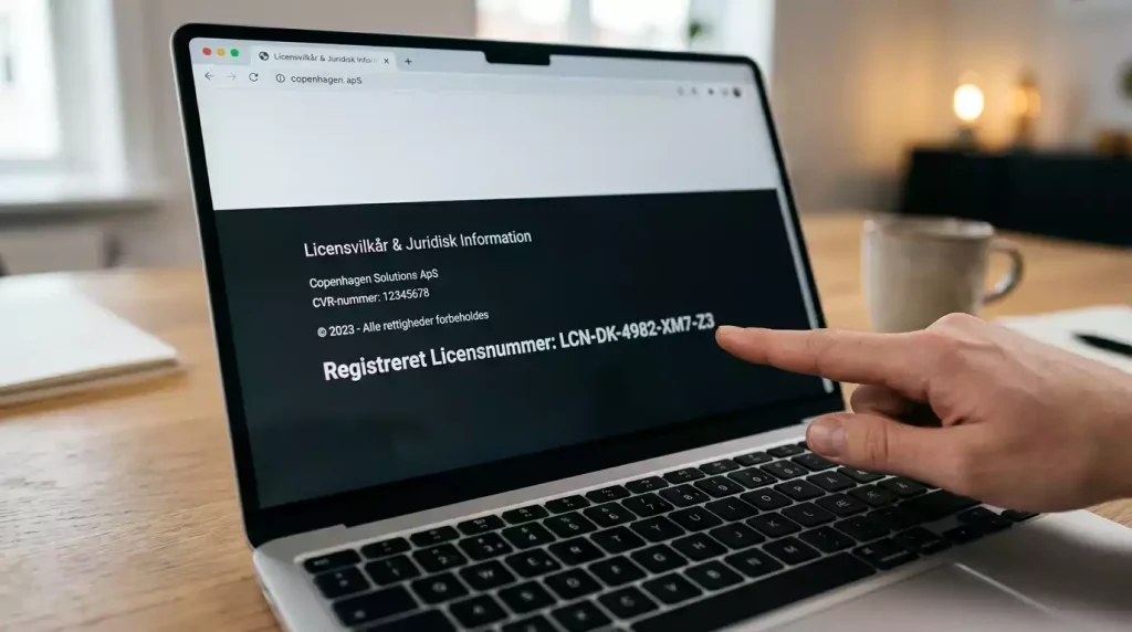 Tjek af dansk bookmaker-licens via Spillemyndighedens database
